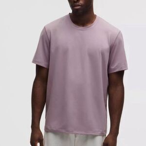 Lululemon Men's Lavender Pink Performance Activewear SS T-Shirt Size XL